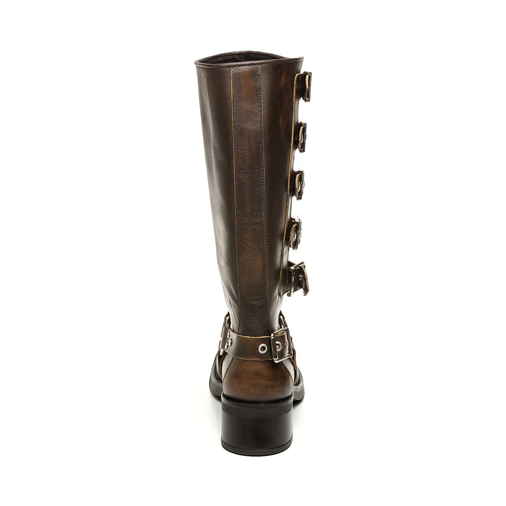 Battle Boot Bruin Leder - Image 4
